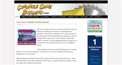 Desktop Screenshot of cornholegamebuilders.com
